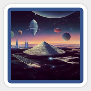 Interplanetary Spaceport Sticker